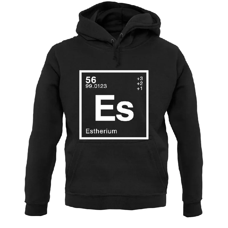 Esther - Periodic Element Unisex Hoodie Hoodie with Belted Waist Structured Tailored Esther - Periodic Element Unisex Hoodie Hoodie with Belted Waist Structured Tailored