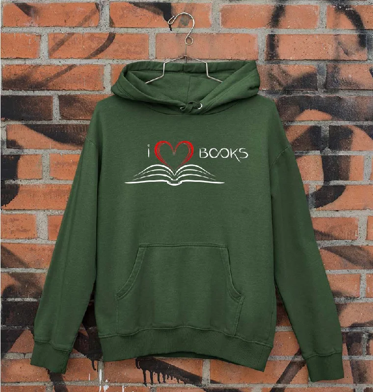 Love Books Unisex Hoodie for Men/Women Hoodie with V-Neck Classic Versatile