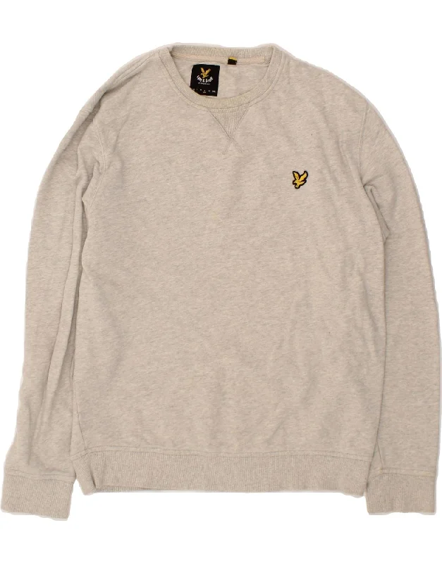 LYLE & SCOTT Mens Sweatshirt Jumper Large Grey Cotton Hoodie with Lining Warm Insulated LYLE & SCOTT Mens Sweatshirt Jumper Large Grey Cotton Hoodie with Lining Warm Insulated