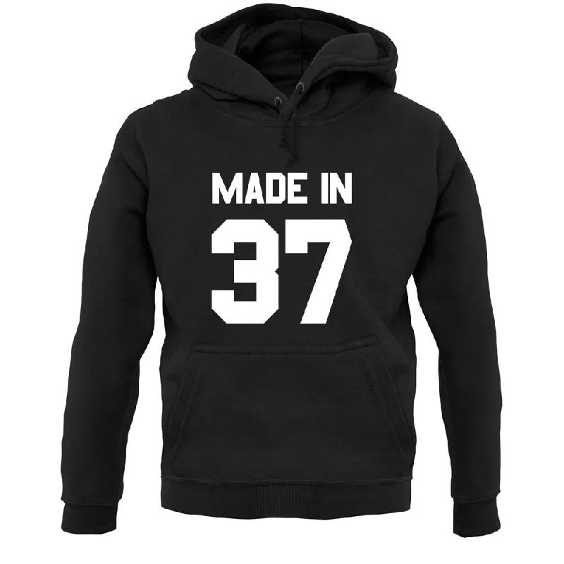 Made In '37 Unisex Hoodie Hoodie with Lace Feminine Delicate