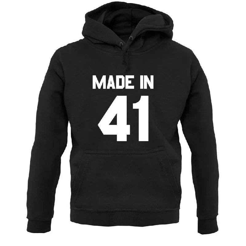 Made In '41 Unisex Hoodie Hoodie with Relaxed Fit Easy Casual