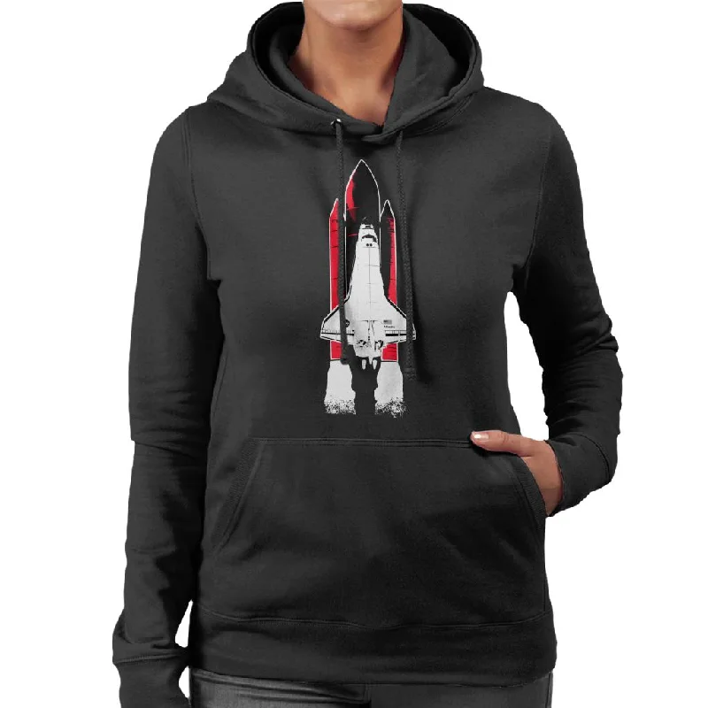 NASA Atlantis Shuttle Launch Women's Hooded Sweatshirt