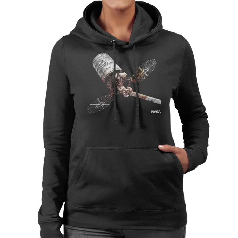 NASA Cygnus Enhanced Cargo Spacecraft Women's Hooded Sweatshirt