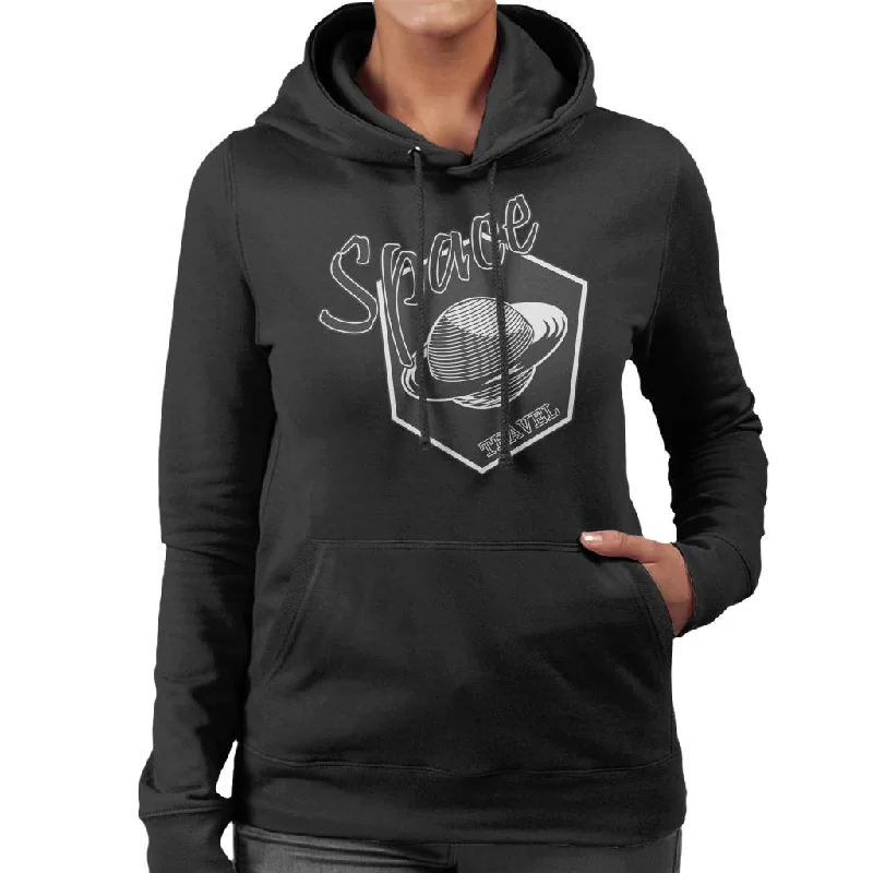 NASA Space Travel Saturn Women's Hooded Sweatshirt