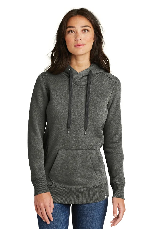 New Era Womens Sueded French Terry Hooded Sweatshirt Hoodie - Black Twist Hoodie with Snap Buttons Easy Quick New Era Womens Sueded French Terry Hooded Sweatshirt Hoodie - Black Twist Hoodie with Snap Buttons Easy Quick