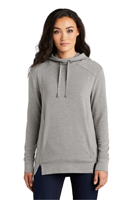 Ogio Womens Luuma Fleece Hooded Sweatshirt Hoodie - Heather Petrol Grey Hoodie with Reflective Safety Nightwear Ogio Womens Luuma Fleece Hooded Sweatshirt Hoodie - Heather Petrol Grey Hoodie with Reflective Safety Nightwear