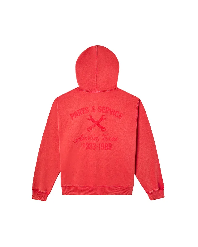 Parts & Service Hoodie Hoodie with Reflective Safety Nightwear