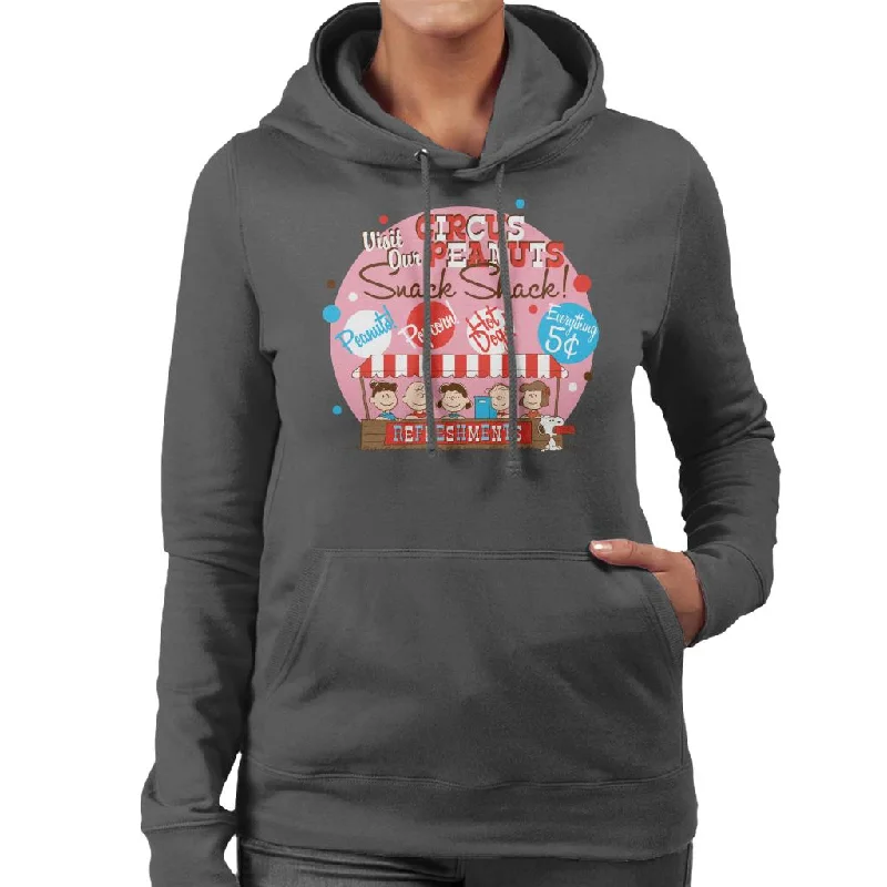 Peanuts Circus Snack Shack Women's Hooded Sweatshirt