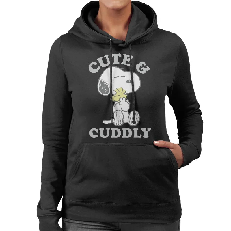 Peanuts Cute & Cuddly Snoopy Women's Hooded Sweatshirt