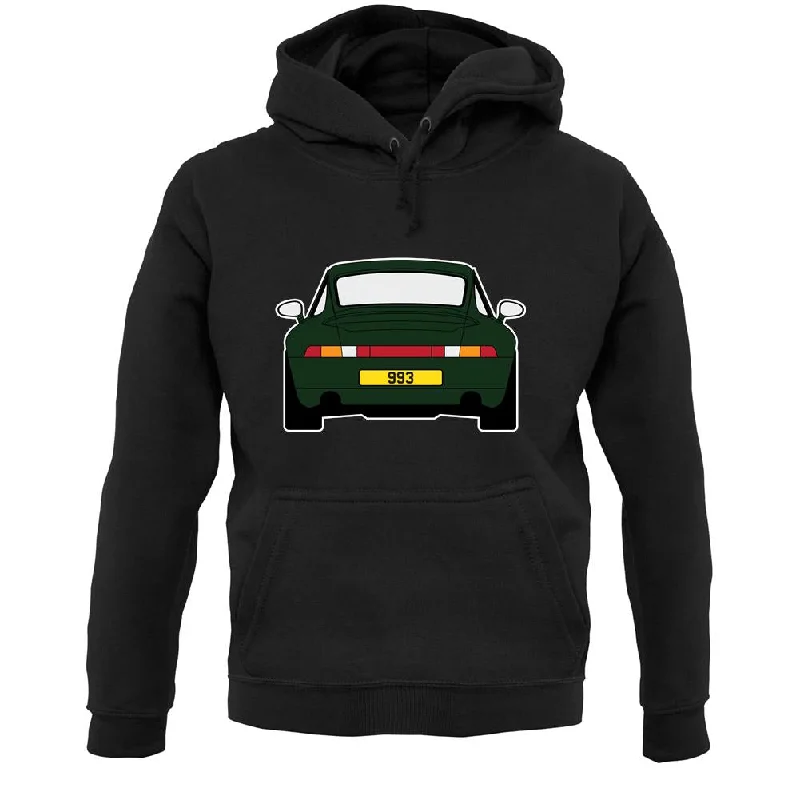 Porsche 993 Green Unisex Hoodie Hoodie with Relaxed Fit Easy Casual