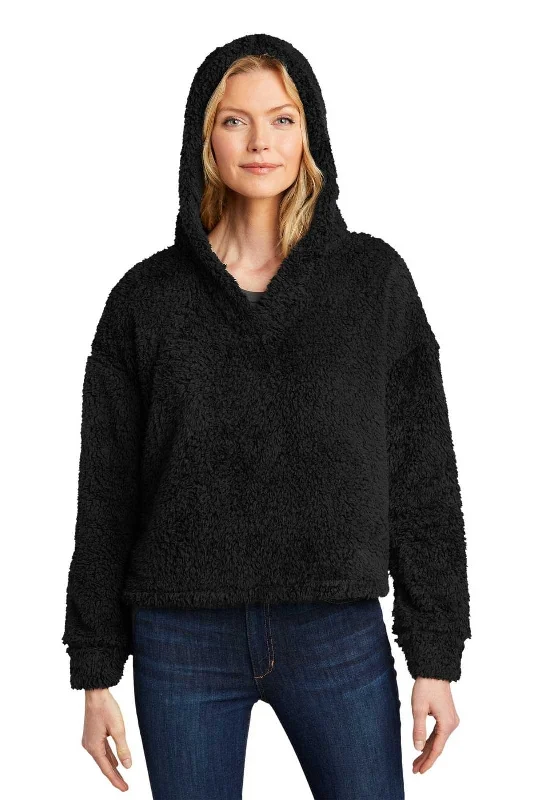 Port Authority L132 Ladies Cozy Fleece Hoodie - Black