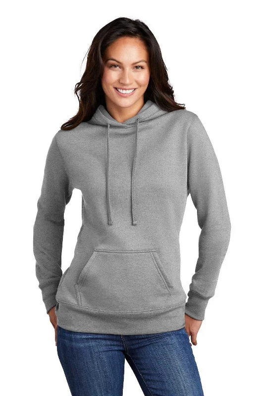 Port & Company LPC78H Ladies Core Fleece Pullover Hooded Sweatshirt - Athletic Heather