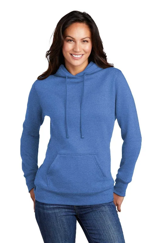 Port & Company LPC78H Ladies Core Fleece Pullover Hooded Sweatshirt - Heather Royal