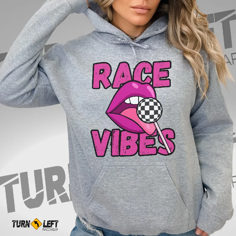 Race Vibes Checker Flag Candy Heavy Blend Racing Hooded Sweatshirt