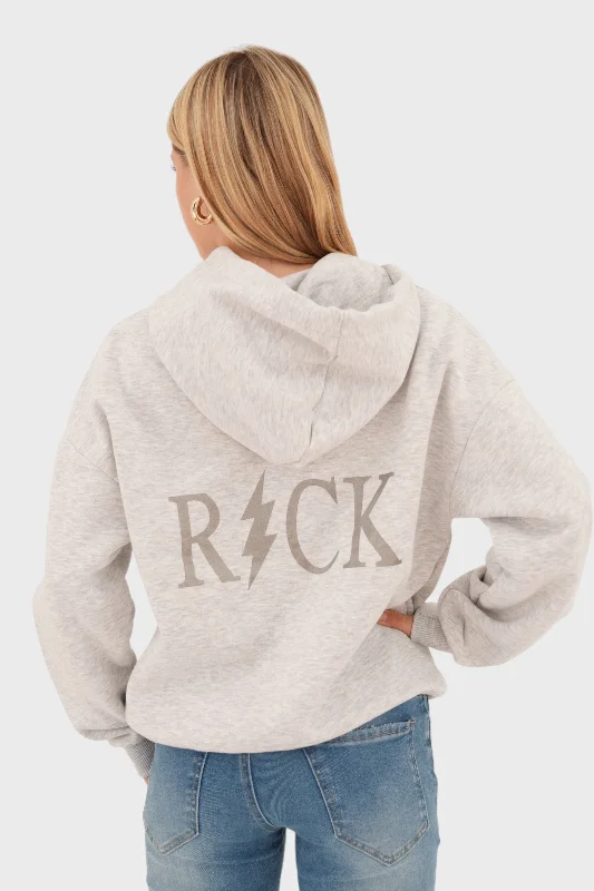 "Rock" hoodie Hoodie with Hood Adjustable Protection