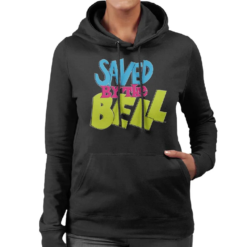 Saved By The Bell Coloured Logo Women's Hooded Sweatshirt