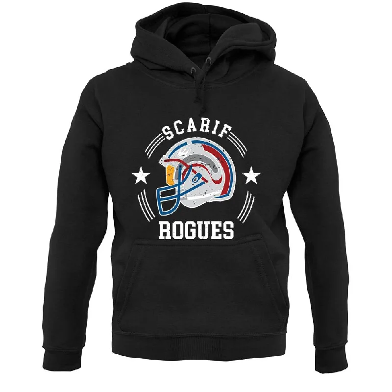 Scarif Rogues Helmet Unisex Hoodie Hoodie with Belted Waist Structured Tailored