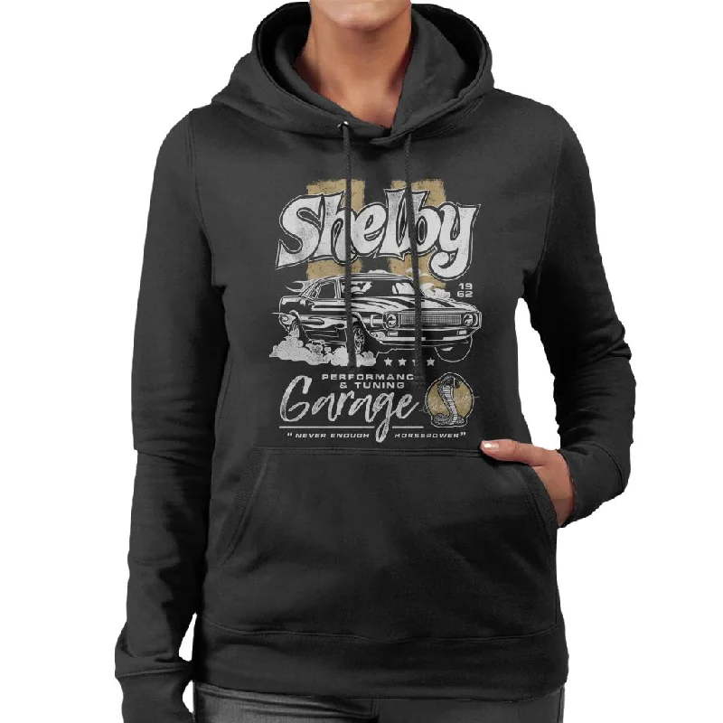 Shelby Performance And Tuning Garage Women's Hooded Sweatshirt