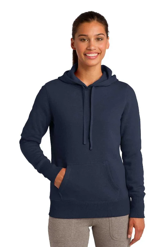 Sport-Tek LST254 Ladies Pullover Hooded Sweatshirt - True Navy