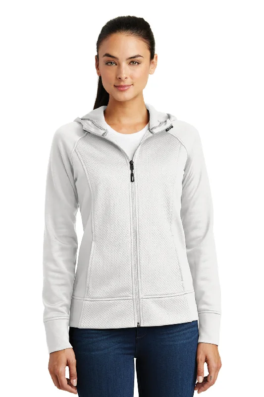 Sport-Tek Womens Rival Tech Moisture Wicking Fleece Full Zip Hooded Sweatshirt Hoodie - White - Closeout Hoodie with Elastic Cuffs Stretchable Comfortable Sport-Tek Womens Rival Tech Moisture Wicking Fleece Full Zip Hooded Sweatshirt Hoodie - White - Closeout Hoodie with Elastic Cuffs Stretchable Comfortable