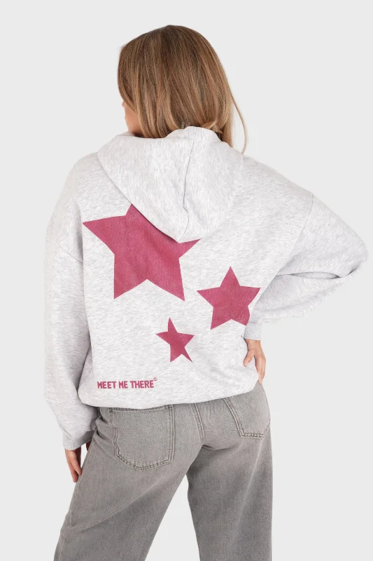 "Stargirl" hoodie red Hoodie with Embroidery Detailed Premium