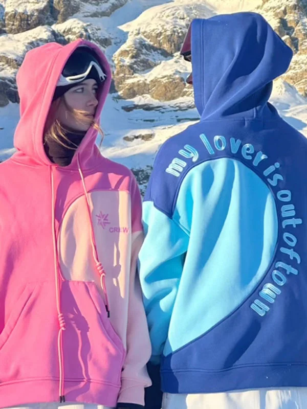 Women's Snowall Unisex Couples Snowmoon Snow Hoodie Hoodie with Mesh Breathable Sporty Women's Snowall Unisex Couples Snowmoon Snow Hoodie Hoodie with Mesh Breathable Sporty