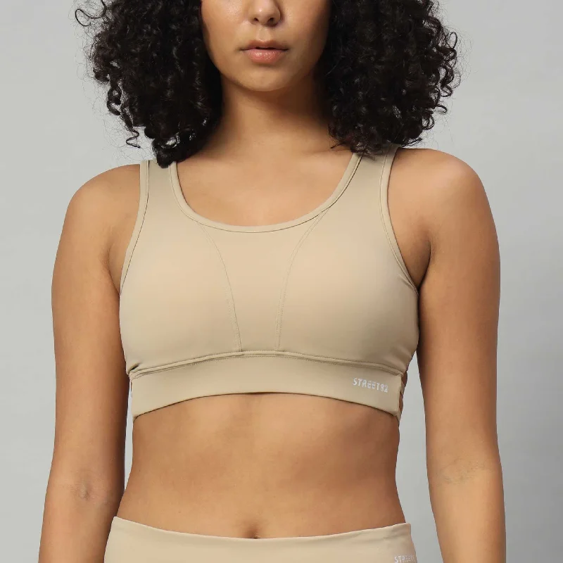 Dry Fit Bra Top with Criss Cross Back Active Wear Bra