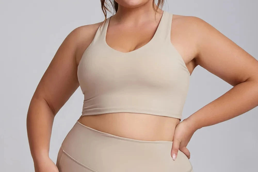 B|FIT DELUXE Bra - Sand Sleek Push-Up Bra