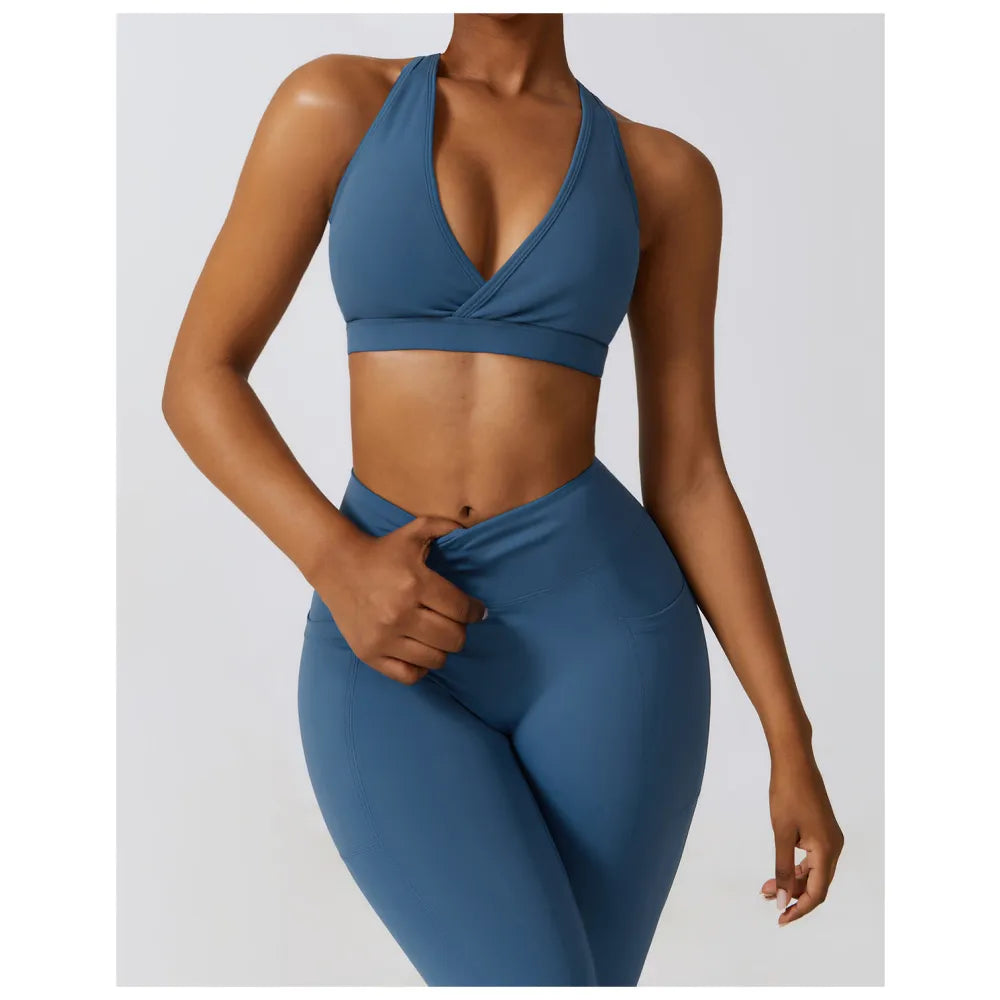 B|FIT STUDIO Sport Bra - Ink Active Support Bra