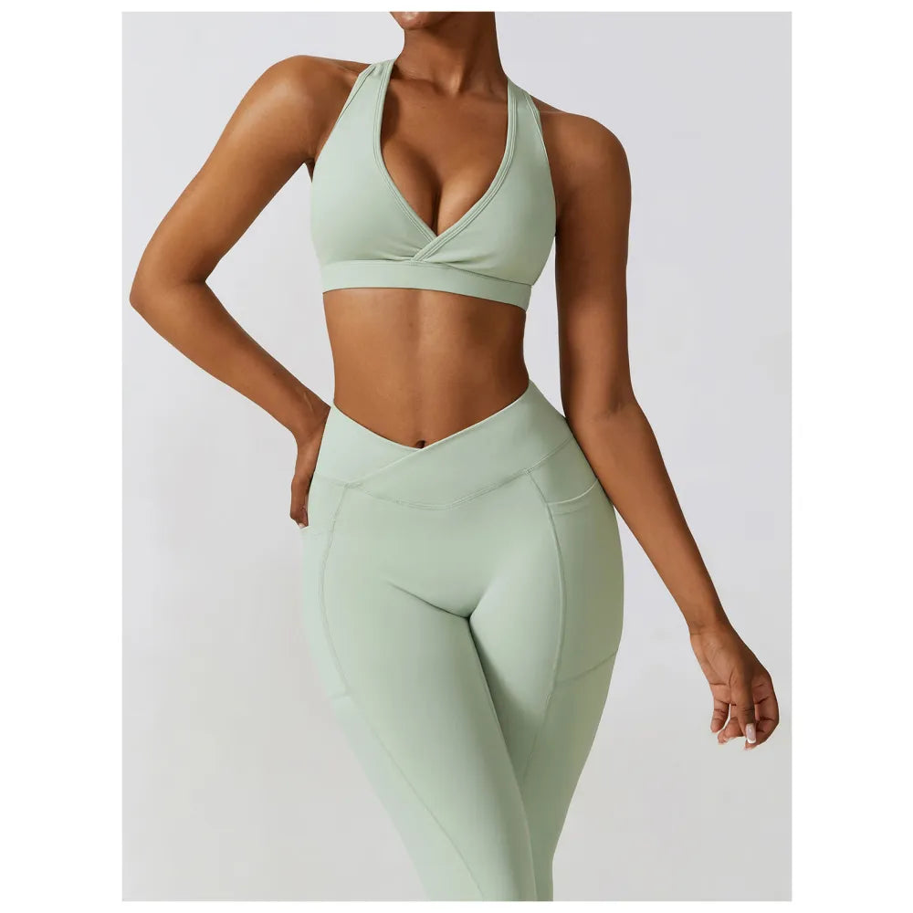 B|FIT STUDIO Sport Bra - Mint Strapless Support Bra