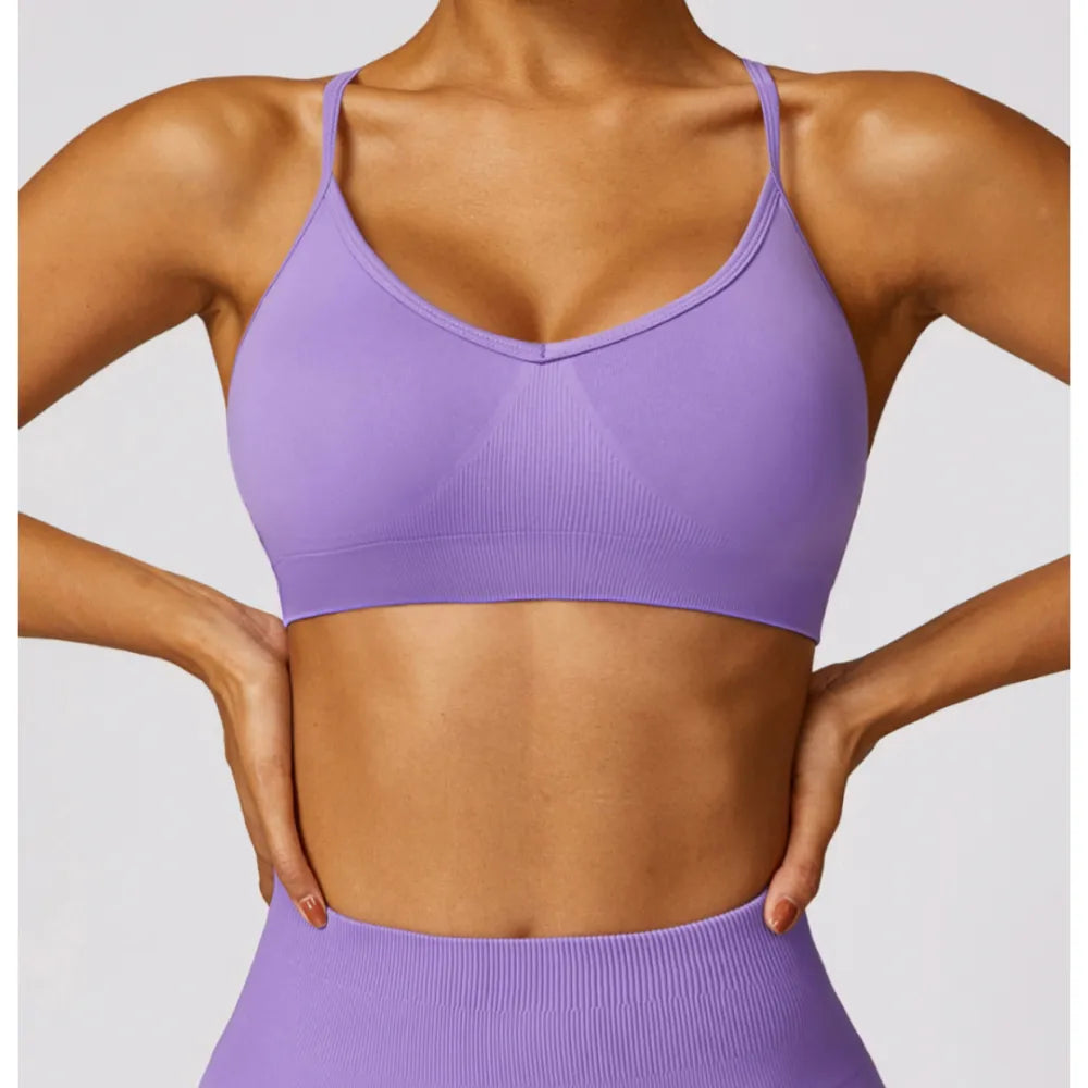 B|FIT TRACK Sport Bra - Lavender Smooth Fit Bra