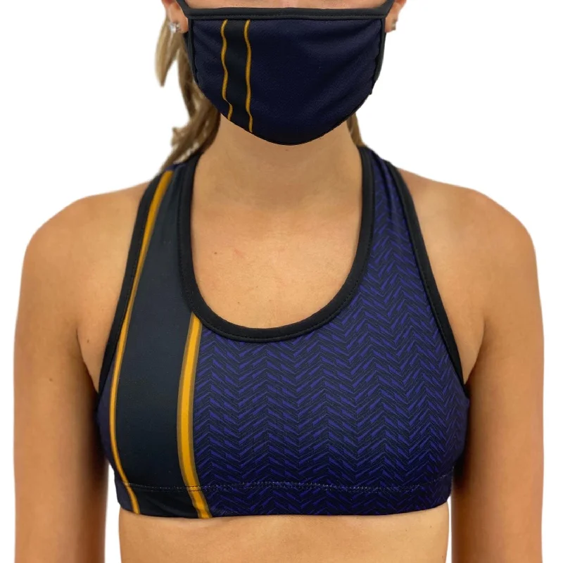 Baltimore Football Sports Bra Sexy Mesh Bralette