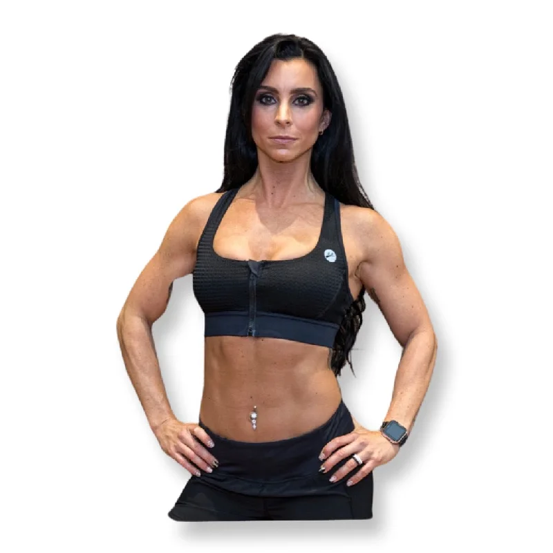 Bellair Sports Bra - Black Comfortable Bralette Style