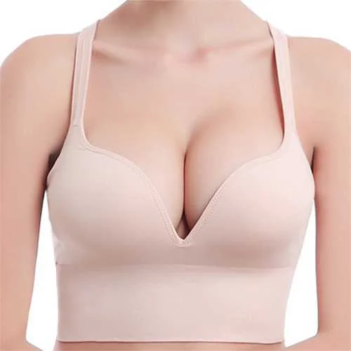 Sporty Shockproof Running Wireless Yoga Vest Bra Full Support Bra