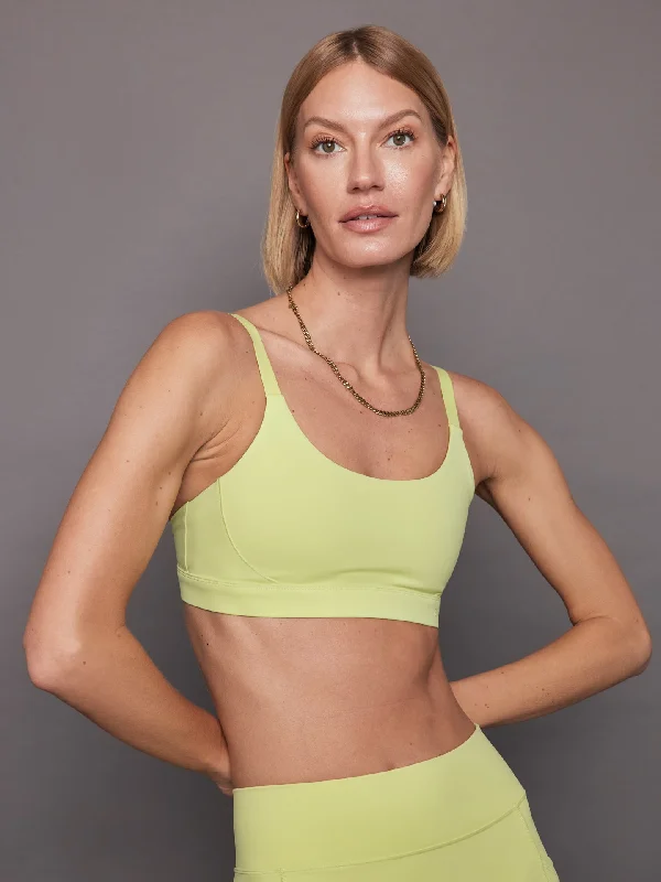 Flow Low Impact Bra - Sunny Lime Push-Up Padded Bra