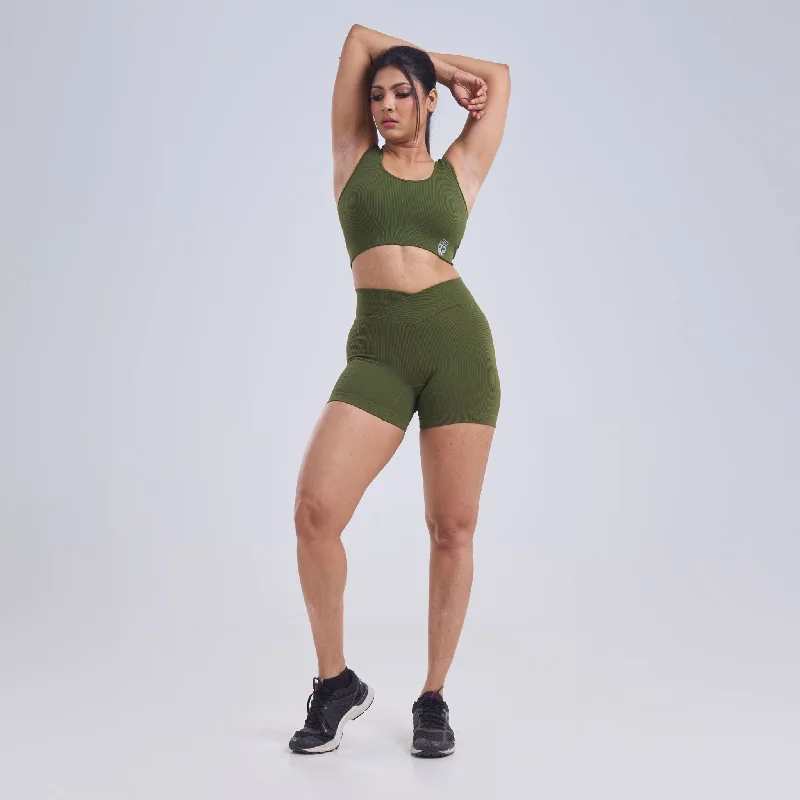 Ladies Sports Bra with Adjustable Back String Soft Lace Bralette