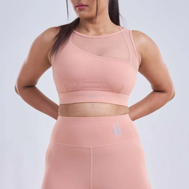 Ladies Yoga Sports Mesh Bra Supportive Sports Bra