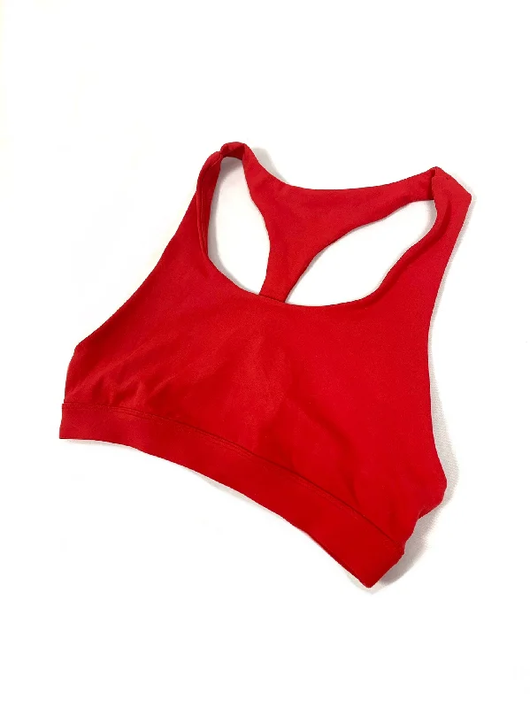 Limitless Sports Bra - Fiery Red Adjustable Fit Bra