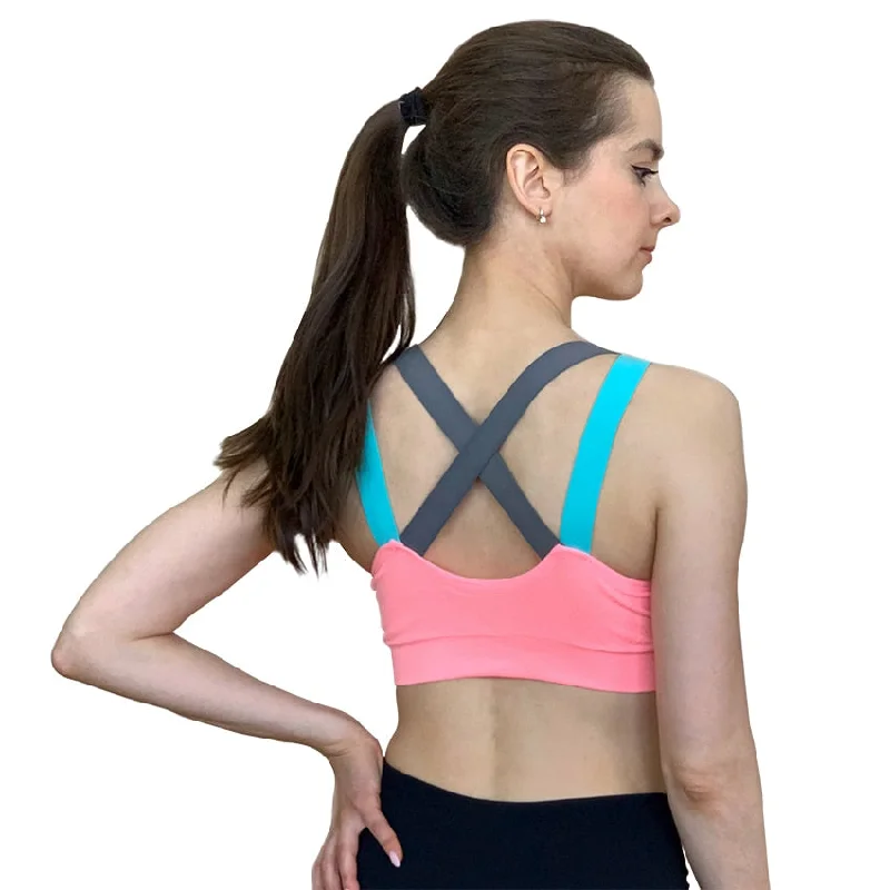 Lovely Push Up Sports Bra XL For Women Cross Straps Wireless Padded Comfy Gym Bra Yoga Underwear Active Wear Workout Fitness Top Contour Bra Style Lovely Push Up Sports Bra XL For Women Cross Straps Wireless Padded Comfy Gym Bra Yoga Underwear Active Wear Workout Fitness Top Contour Bra Style