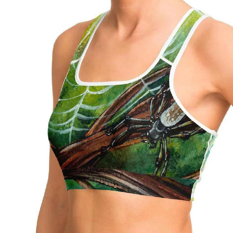 Spider Web / Sports Bra Smooth Push-Up Bra