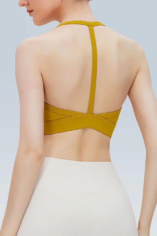 String Sport Bra Sleek Sports Bra