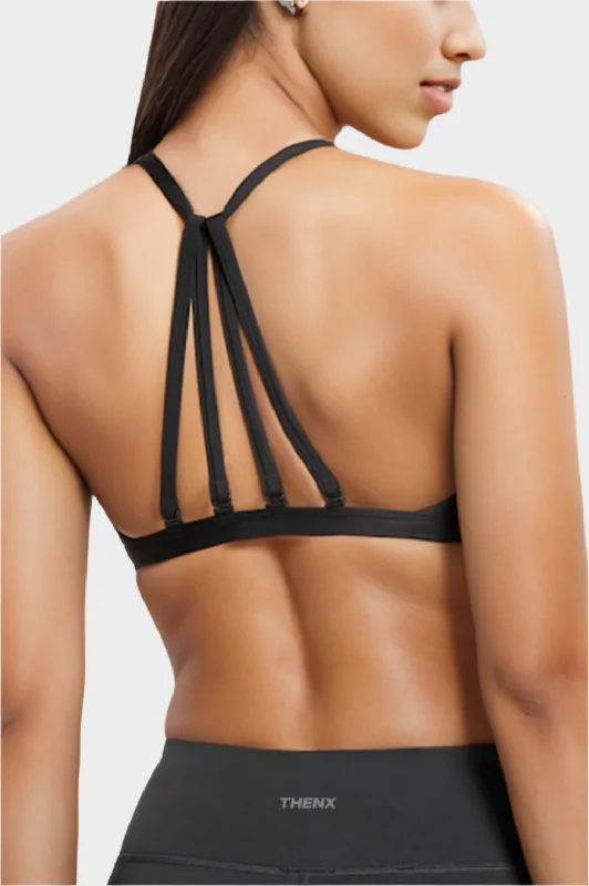 Thenx Sports Bra II - Black Simple Wireless Bra