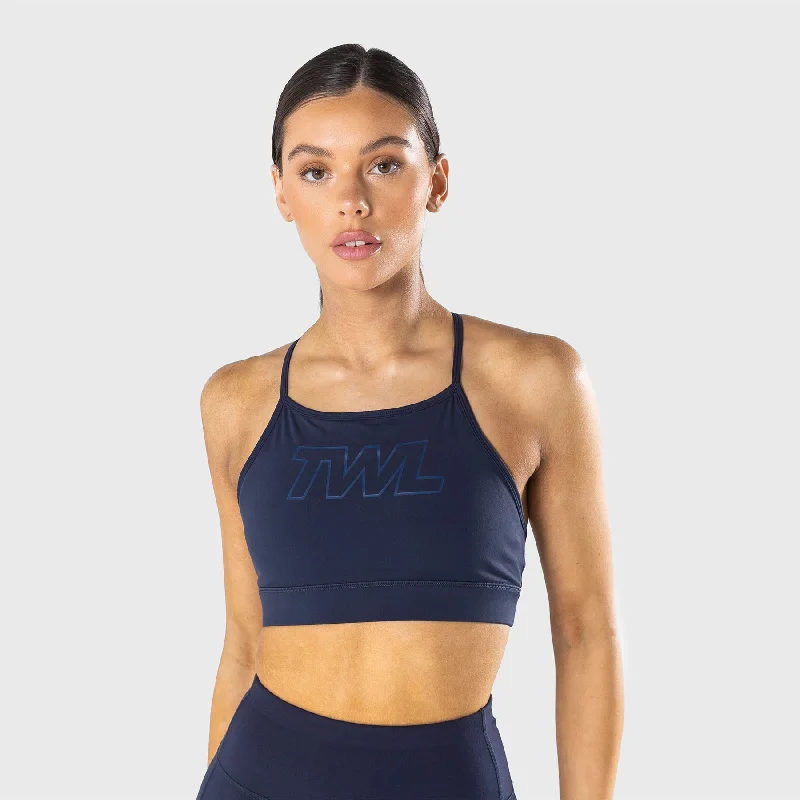 TWL - WOMEN'S FLEET BRA - ATHLETE - MIDNIGHT NAVY Elegant Silk Bra