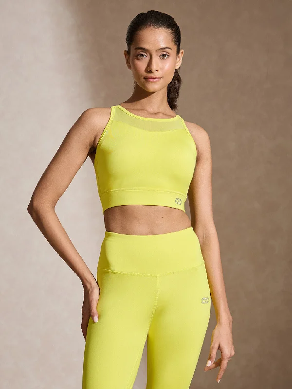 Ultimate Sports Bra Lime Full Support Bra