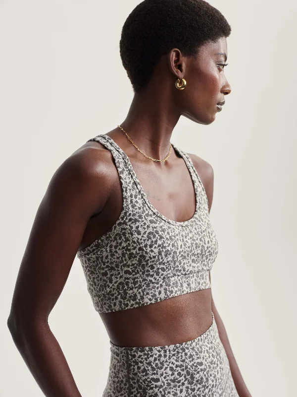 Varley Move Selma Bra - Aurora Feather Lightweight Cotton Bra