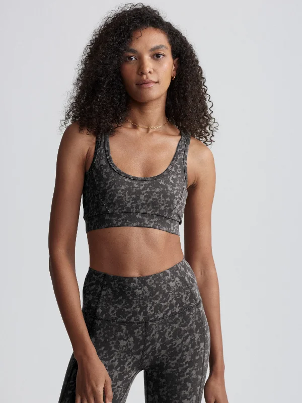 Varley Move Selma Bra - Obsidian Dew High Support Sports Bra