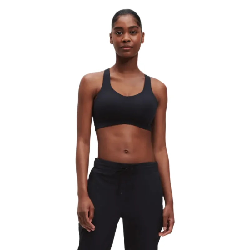 Womens On Running Active Bra - Black Soft Stretch Bra