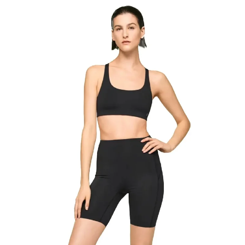 Womens ON Running Movement Bra - Black Full Coverage Bra