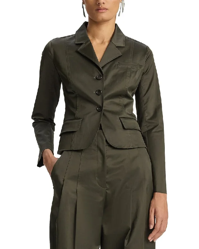 A.L.C. Fallon Jacket Front Pockets Side Pockets Patch Pockets
