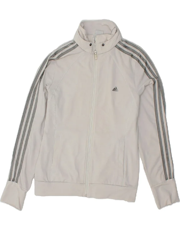 ADIDAS Womens Climalite Tracksuit Top Jacket UK 14 Medium White Polyester Wool Jacket Cashmere Jacket Tweed Jacket ADIDAS Womens Climalite Tracksuit Top Jacket UK 14 Medium White Polyester Wool Jacket Cashmere Jacket Tweed Jacket
